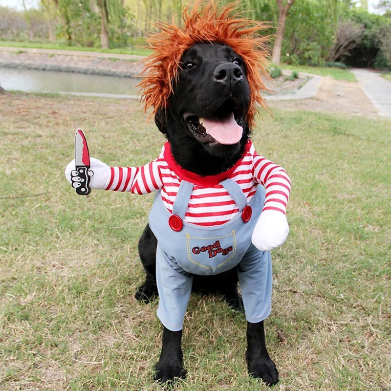 Fantasia Carnaval Pet Chucky™ | Para Cachorro e Gato