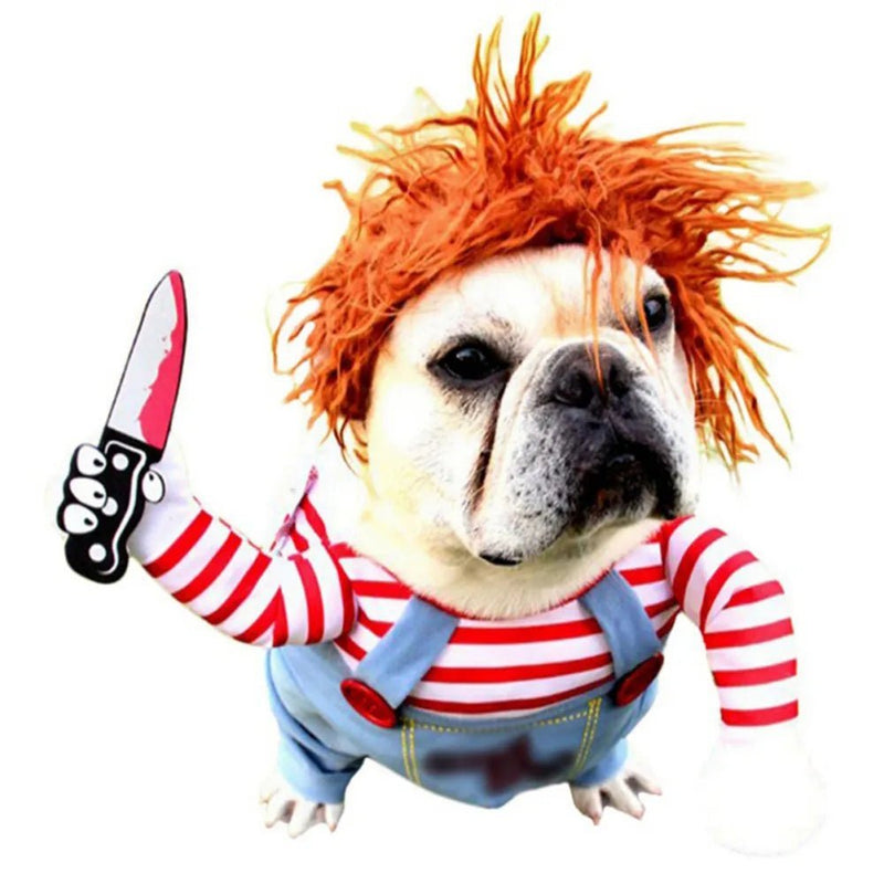 Fantasia Carnaval Pet Chucky™ | Para Cachorro e Gato