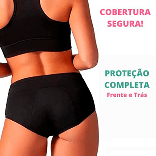 Calcinha Absorvente Incontinência Urinária Feminina Kit com 3 - DryExtreme - Loja Facilita Lar
