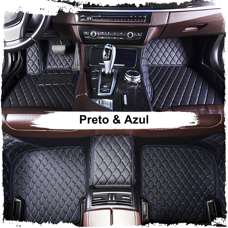 Kit de Tapetes Automotivos de Luxo e Conforto - Personalizado - Transforme o Acabamento do seu Carro