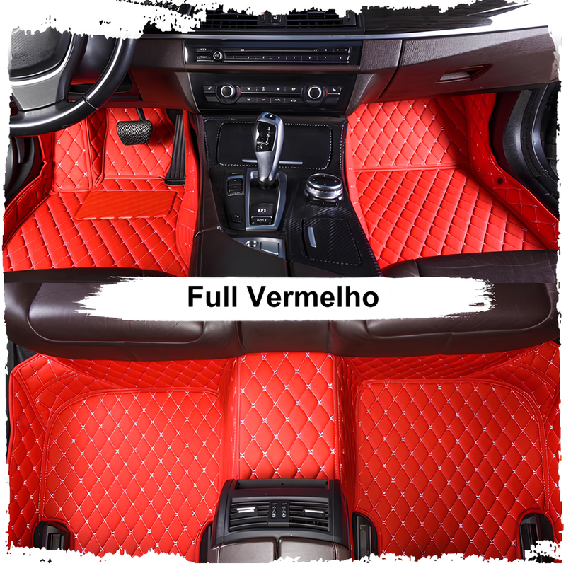 Kit de Tapetes Automotivos de Luxo e Conforto - Personalizado - Transforme o Acabamento do seu Carro