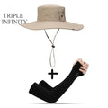 Chapéu de Pesca com Proteção UV + Manga Protetora - SunProtect