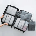Kit Organizador de Malas para Viagens - TravelEase - Compre 4 e Leve 7