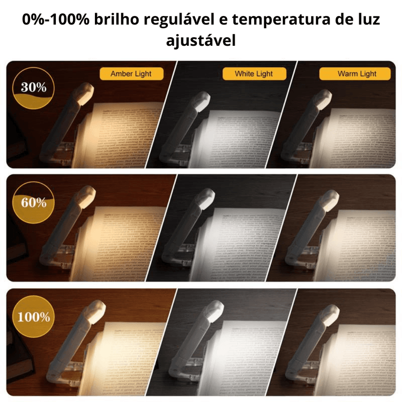 Luminária Para Leitura Com Led Recarregável - Loja Facilita Lar