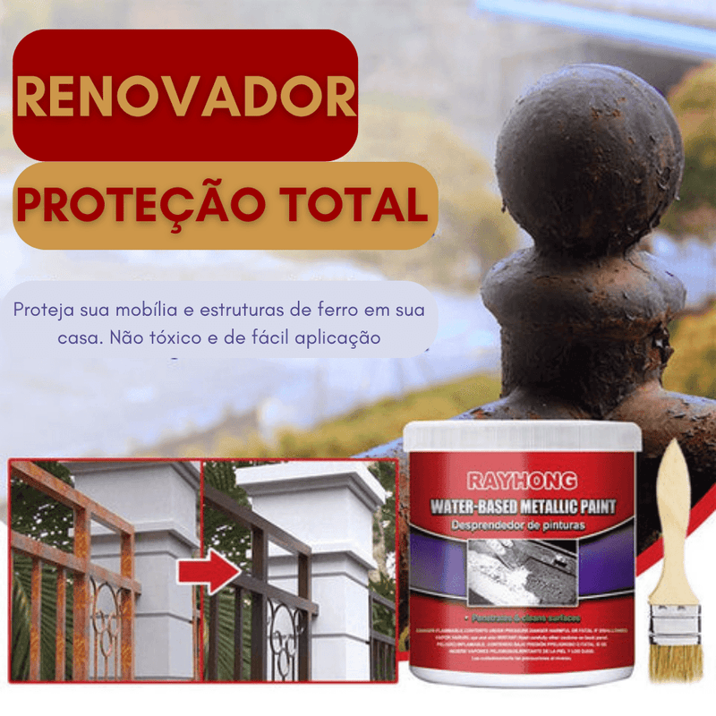 Removedor de Ferrugem RAYHONG™+ Pincel Grátis - Loja Facilita Lar