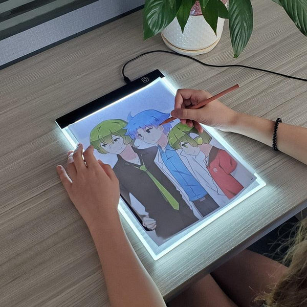 Caderno Led Para Desenho | Drawing Light - Loja Facilita Lar