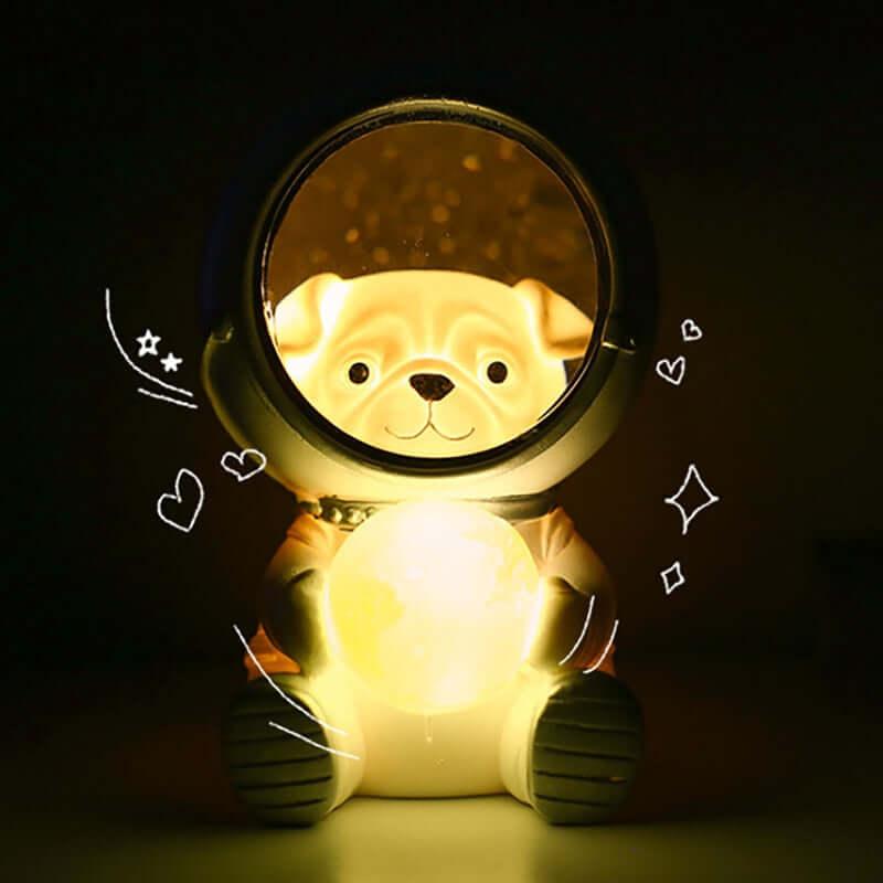 Luminária Pet Astronauta LED - Loja Facilita Lar