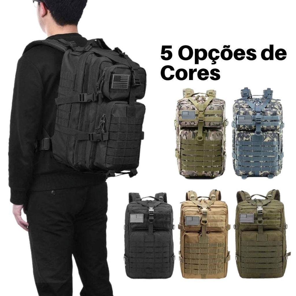 Mochila Tática Impermeável Braddock 50L – Condado Store